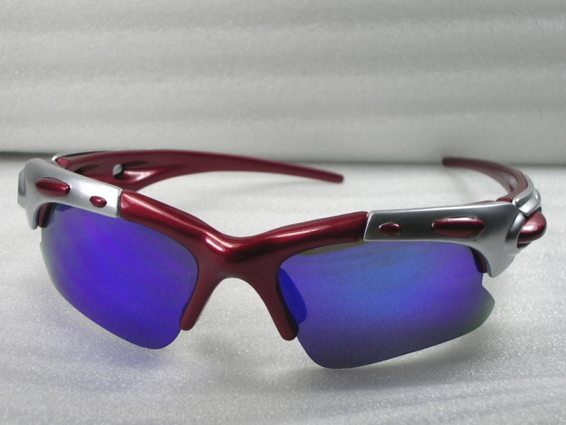 SPH-0033 metalic red + alu. silver acces. + blue Revo