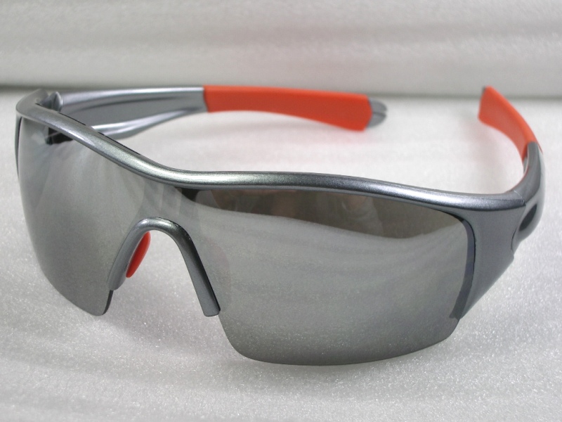 SPH-0068 alu. grey-orange rub. tips+smoke mirrow